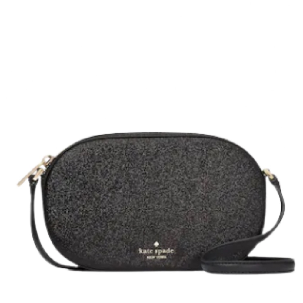 NWT Kate Spade Glimmer Oval Camera Bag